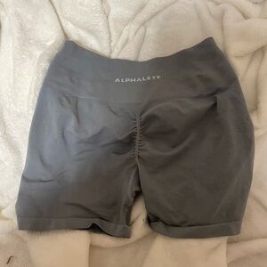 grey size M alphalete shorts